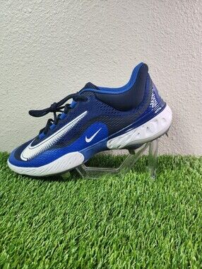 New Sz  14 Men Nike Alpha Huarache Elite 4 Navy White Baseball Cleats DR6851-414